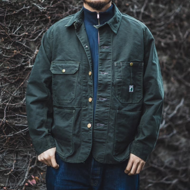 TCB(ティシービー) Cat Head Jacket Green Canvas | jeanskokubo