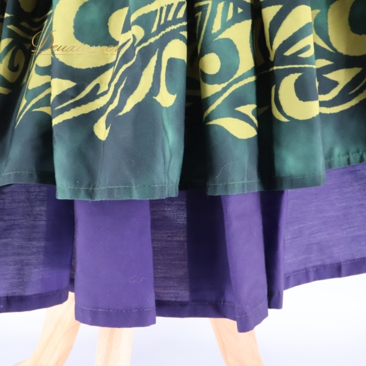 フラダンス 衣装 ツーピース セットアップ 上下セット アロハスタンダード パープル系 ALOHA STANDARDS 3点セット 日本製 チューブトップ パニエ ボリューム グラデーション かわいい 華やか 鮮やか 紫 ハワイアン アロハ ハワイアンプリント フラ