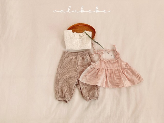 《予約》送料無料【valu bebe】Summer Emboss Pants 26