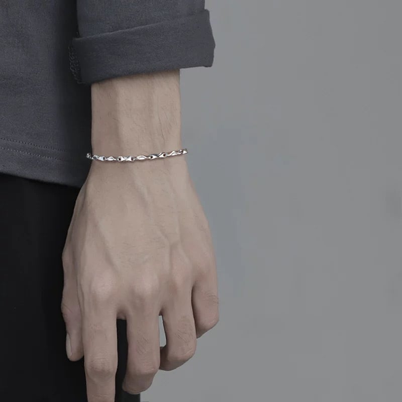 SILVER925 TWIST BRACELET/シルバー/ブレスレット twist bracelet (B18) | Wanna shop