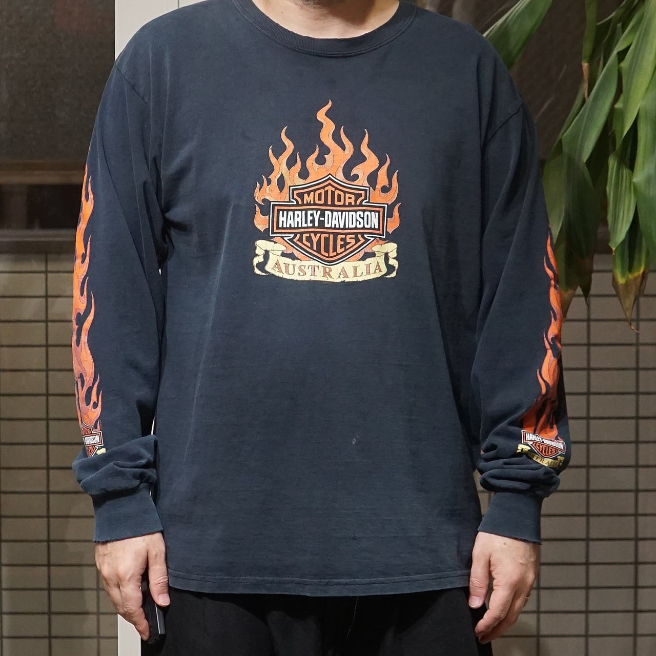 00's West Coast Choppers Devil Spade Red Black S/S 【L】 | JUNK
