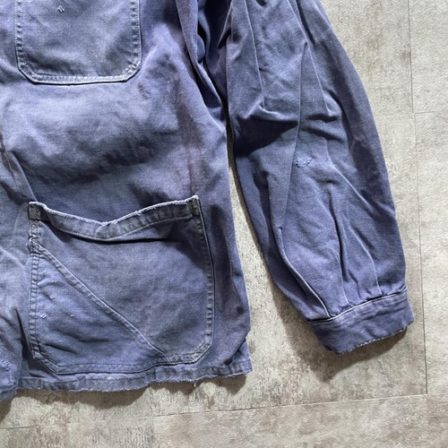 50-60s Saint Jame パッチワーク フレンチワークジャケット 詳細写真5