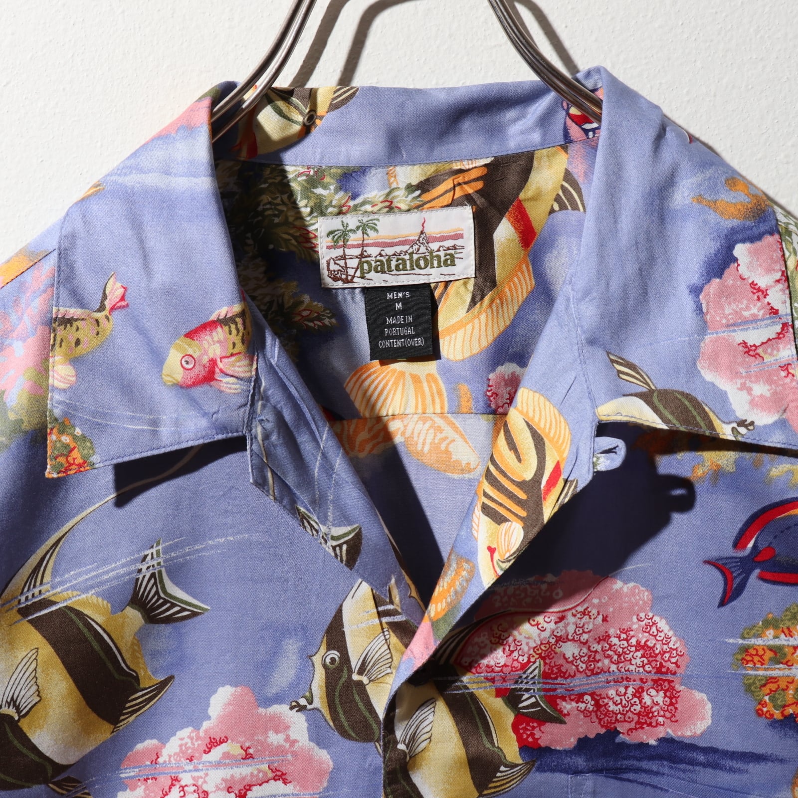美品 Pataloha M 03年 熱帯魚 Patagonia パタゴニア アロハシャツ 総柄  