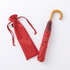 UV parasol / 折りたたみ傘 "check" red