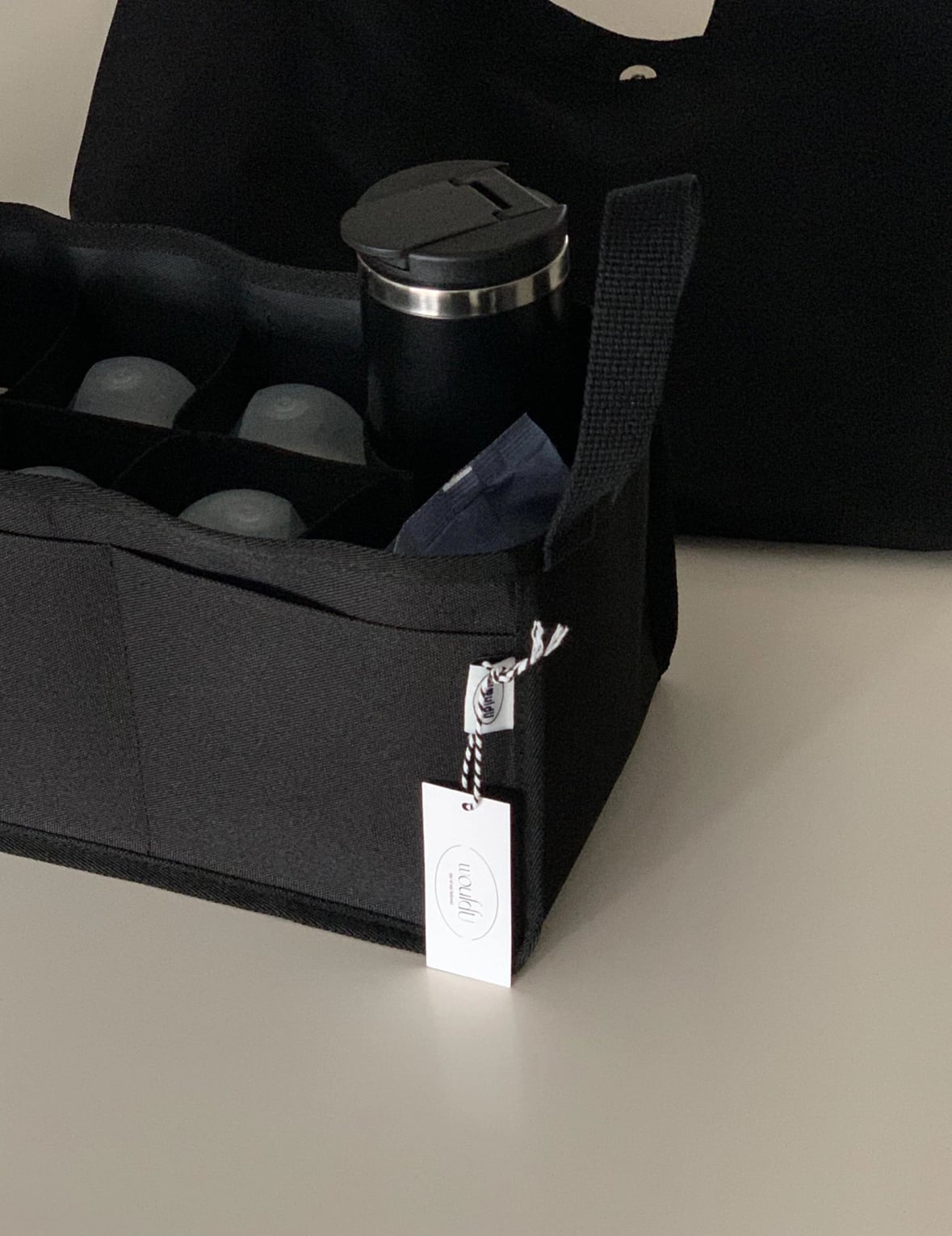 【予約】wouldU/inner bag(black)