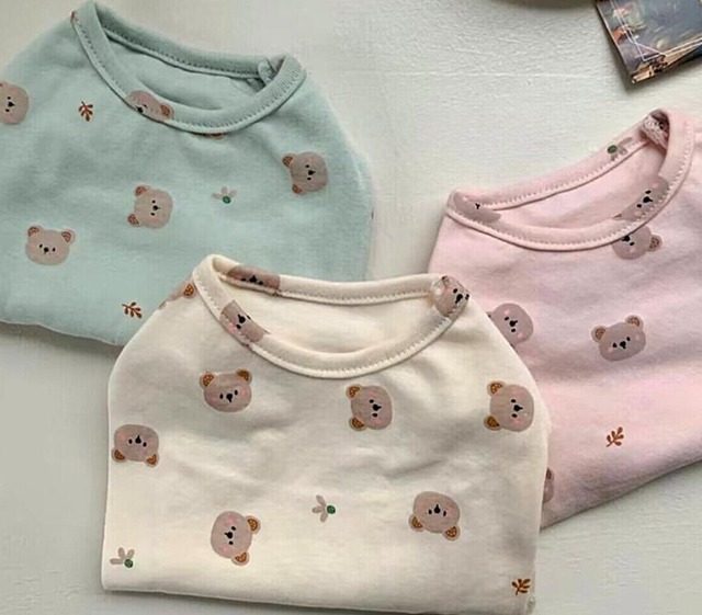 おすすめ☞《予約》1102154 ★HOT PRICE★ちりばめクマさんインナー