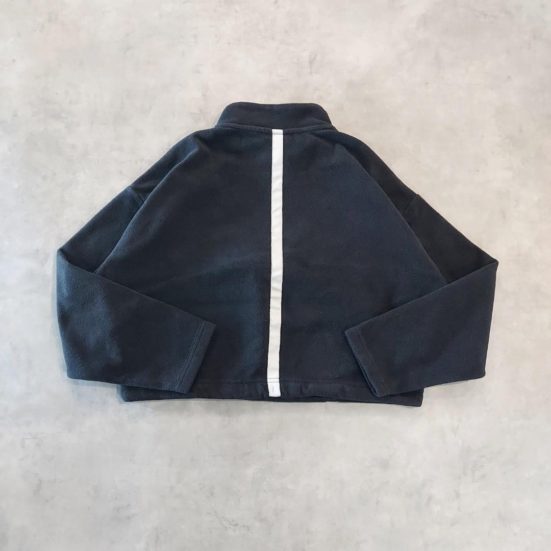 NIKE ナイキ フリース 古着 ハーフジップ ショート丈 XL 黒 16524 NIKE ナイキ フリース 古着 ハーフジップ ショート丈 XL 黒 16524 | fuufu
