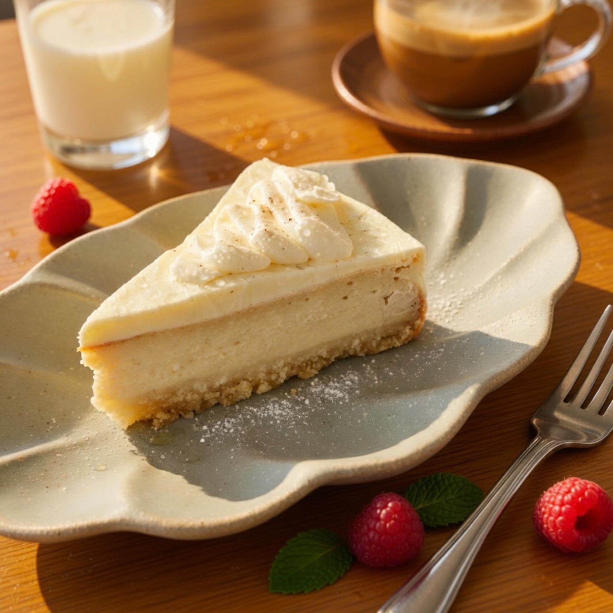 【小麦・卵・乳・白砂糖不使用】米粉の豆腐チーズケーキ風 カット1個 アーモンド粉使用 アレルギー対応 グルテンフリー ヴィーガン