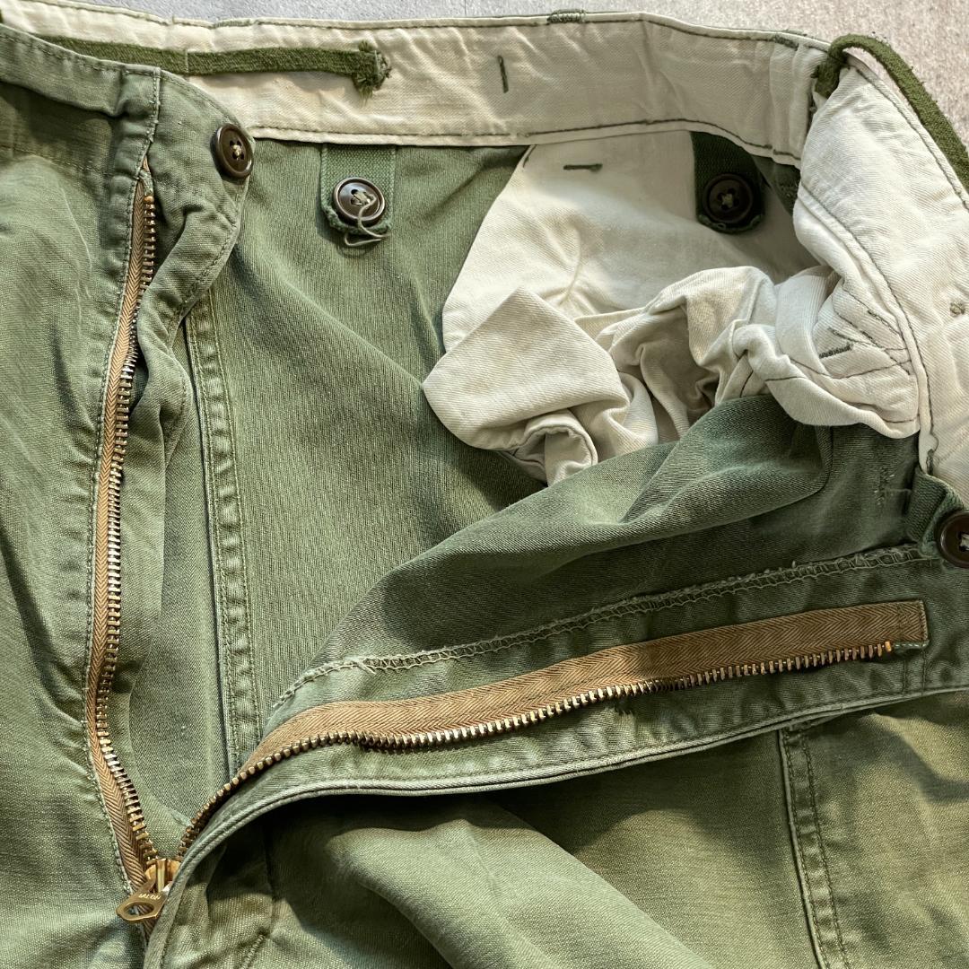 50s アメリカ軍 実物 M-51 フィールドパンツ 31/32 w35 | ib2