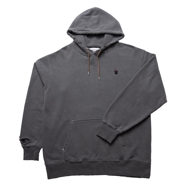 Sweat Pull Hoodie - Dark Gray