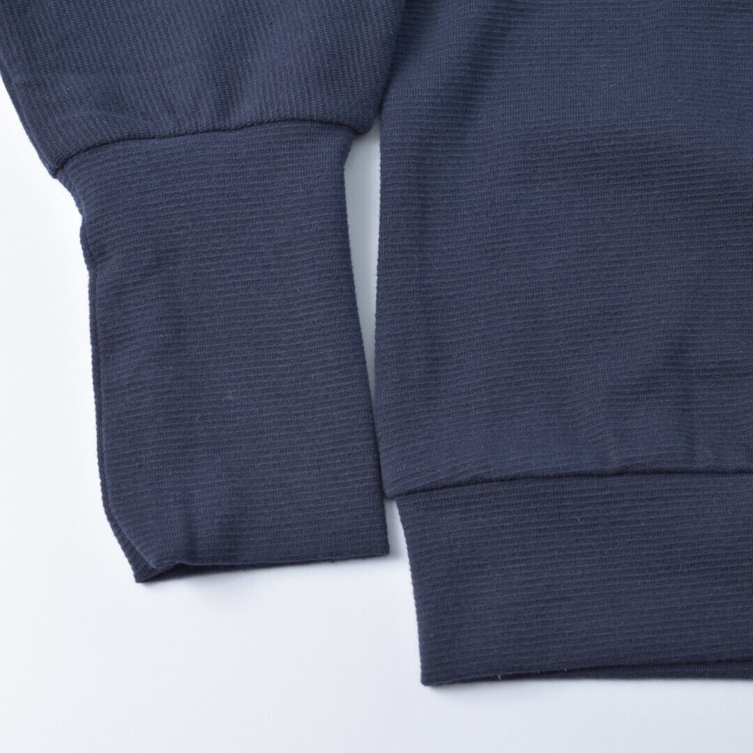 LinenYa リネンや ドルマンスリーブハイネックプルオーバー・ネイビー