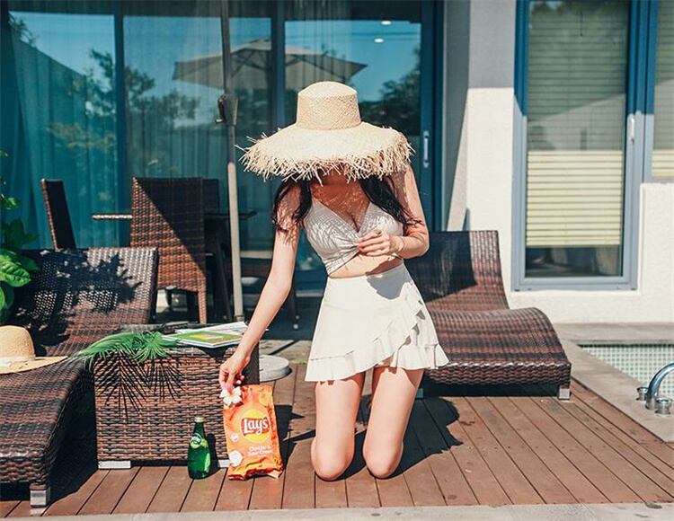 魅力を醸し出す スカート ボクサー 水着 デザインセンス ファッション セクシー ビキニ ハイウエスト