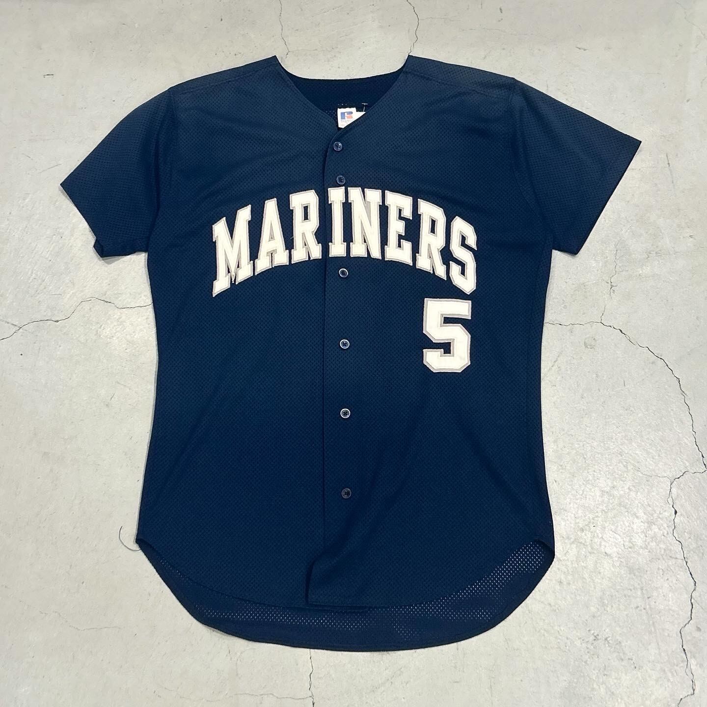 80s〜90s SEATTLE MARINERS base shirt【高円寺店】
