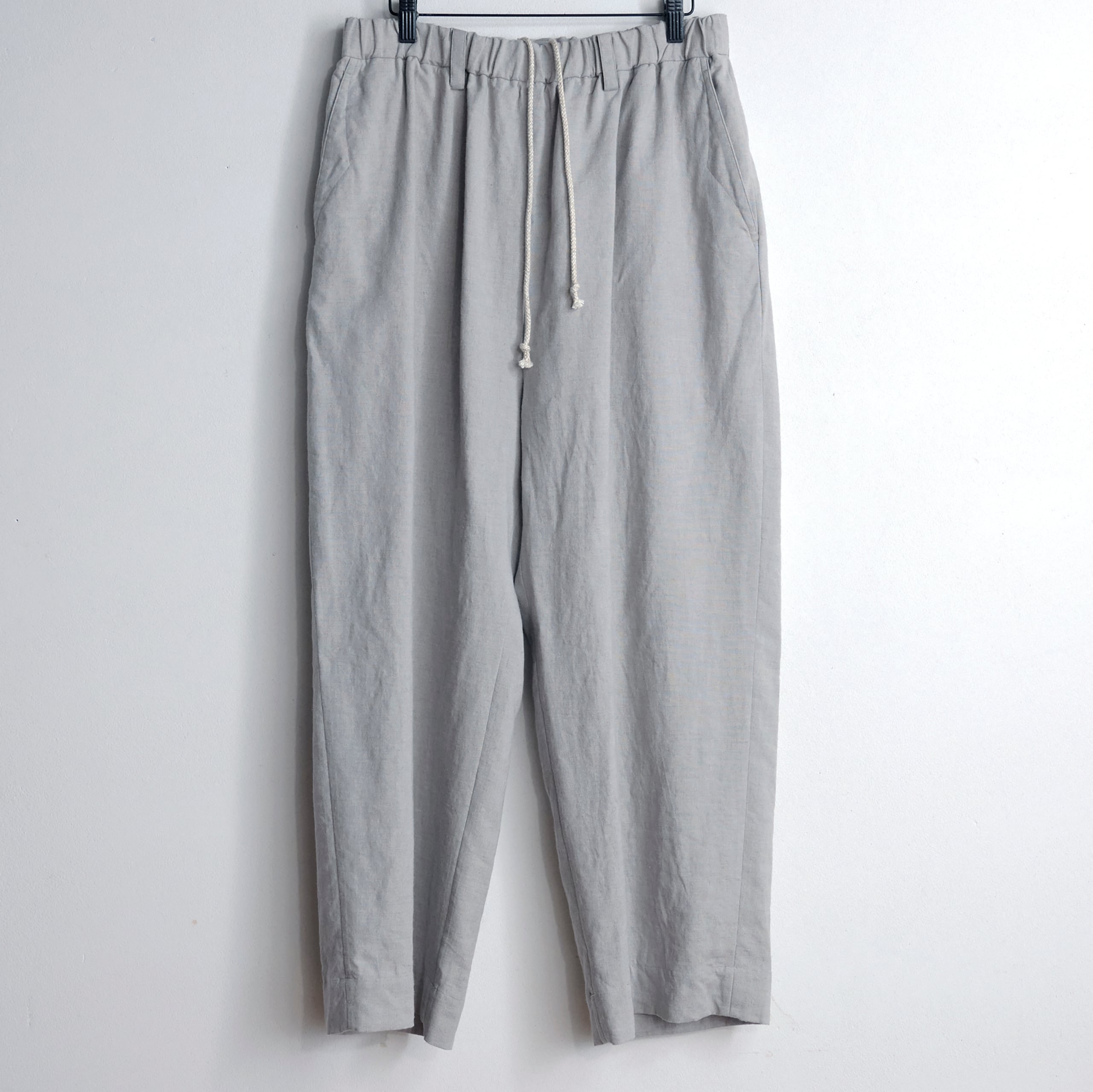 suzuki takayuki スズキタカユキ wide-straight pants S262-11 cement