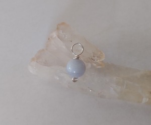 ∞ブルーレース・1粒ペンダントトップ