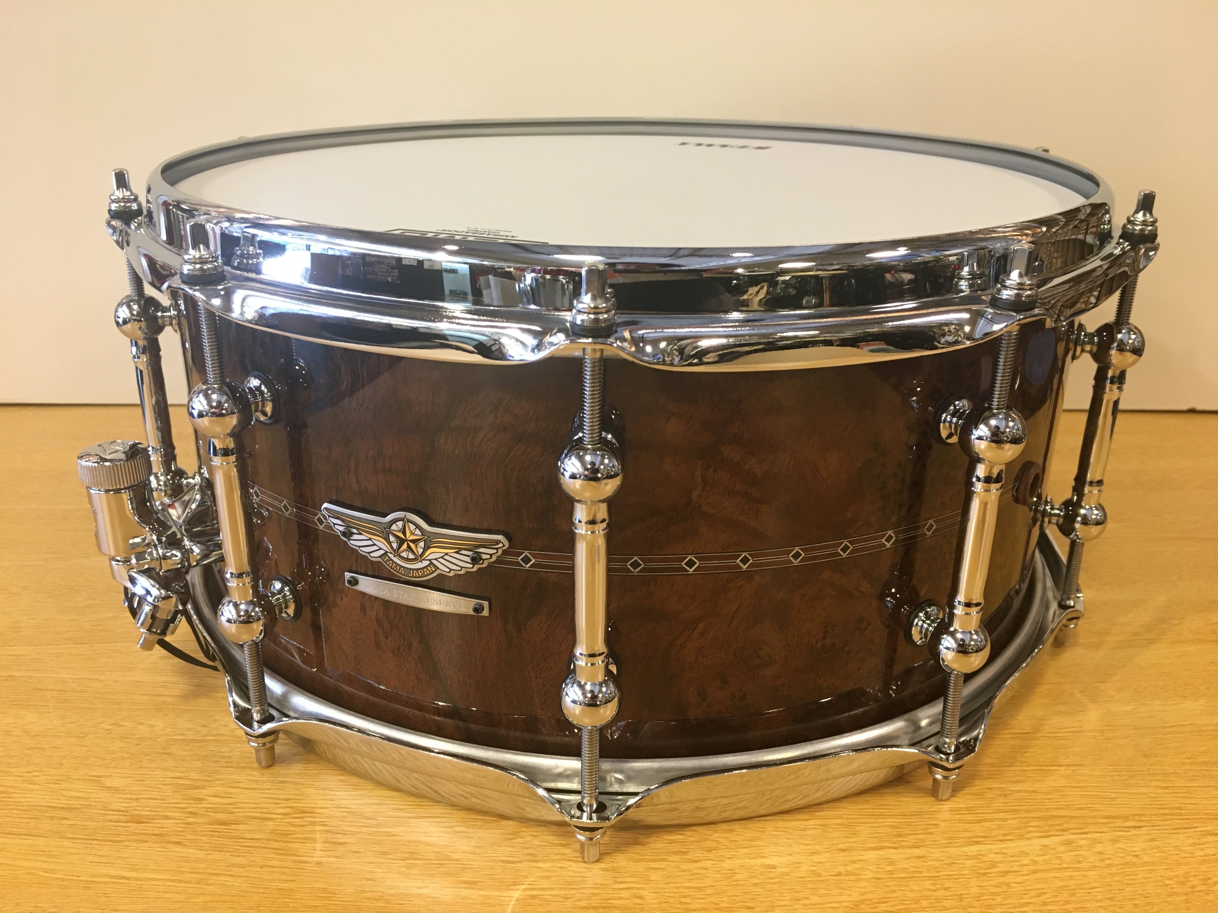 TAMA STAR RESERVE BUBINGA / WALNUT 14x6.5 TBWS1465S/ スター