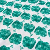 美品 FILA GOLF フィラ ゴルフ りんご 総柄 半袖 ポロシャツ サイズ L /メンズ/ホワイト×グリーン