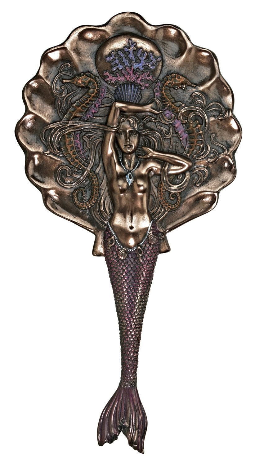 ヴィンテージ　人魚　壁掛け　②手鏡　未使用 マーメイド】人魚姫セレスティア ハンドミラー 【手鏡