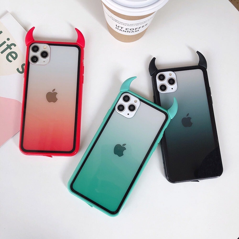 小悪魔ツノ かわいい デビル グラデーションカラー シリコンスマホケース カバー iphone12 iphone12Pro MAX iphone12mini iphoneSE2 iphone7 8 Plus X XS XR 11 Pro MAX | スマホケース・スマホグッズ専門店 PCA 小悪魔ツノ かわいい デビル グラデーションカラー シリコンスマホケース カバー iphone12 iphone12Pro MAX iphone12mini iphoneSE2 iphone7 8 Plus X XS XR 11 Pro MAX | スマホケース・スマホグッズ専門店 PCA