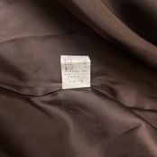 UNITED ARROWS green label relaxing FAbRICA イタリア製生地 カシミヤ混 ノーカラー フレアスリーブコート 36/マゼンタ