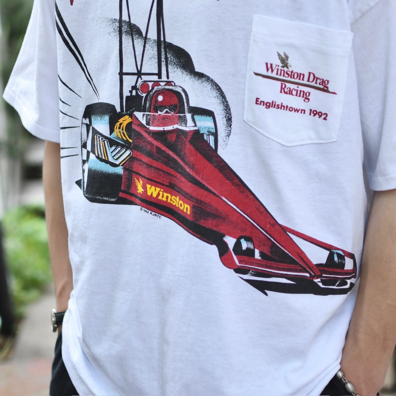 92's Winston Drag Racing print tee