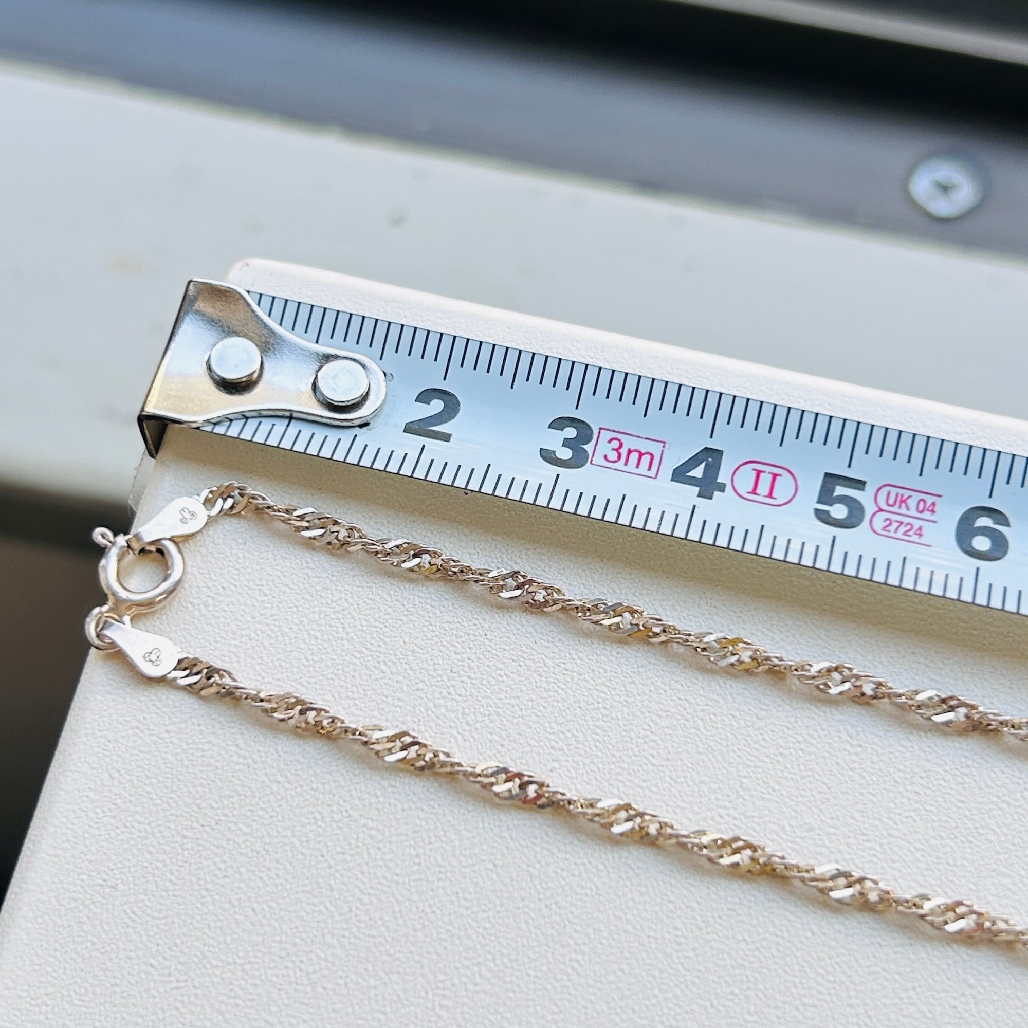 Italy シルバー925 キヘイツイストチェーン（51cm） | Milo Antiques