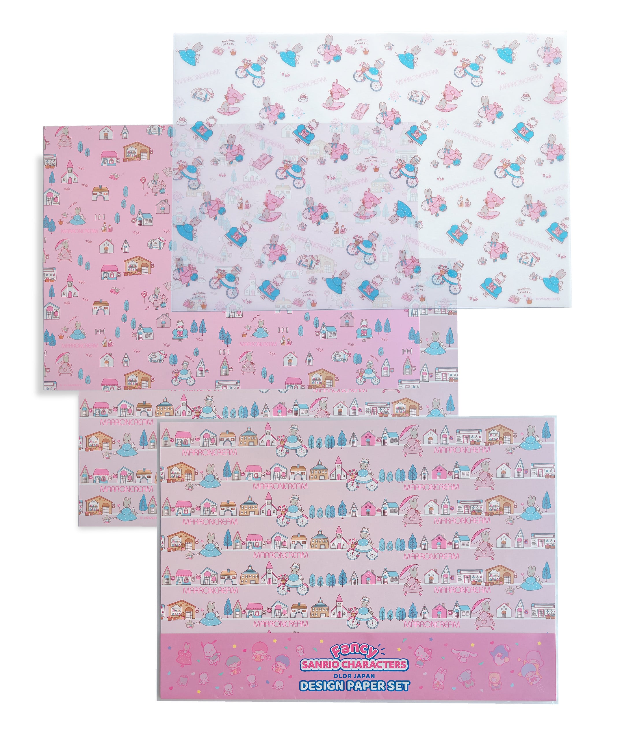 Sanrio Characters】POP PINK PRINT! Design paper set /CHEERY CHUMS