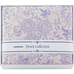 ★西川 洗えるダウンケット パープル