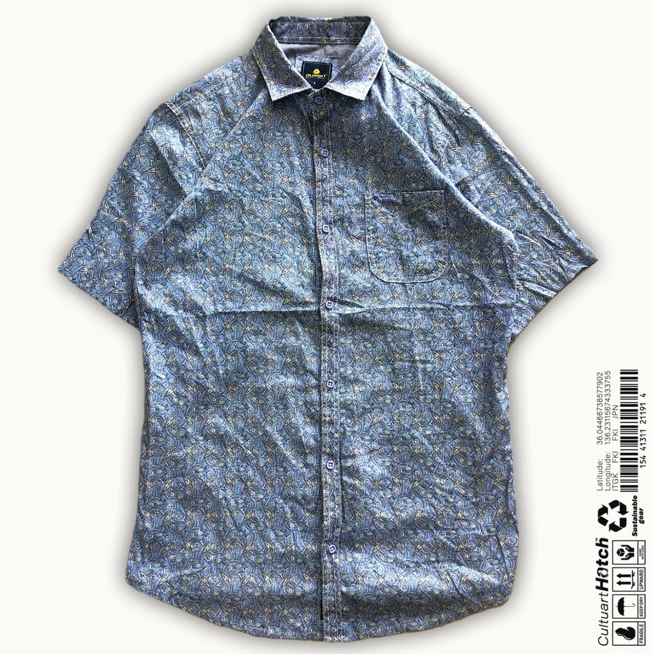 BURTON ペイズリー柄シャツ L | Cultuart Hatch Onlinestore