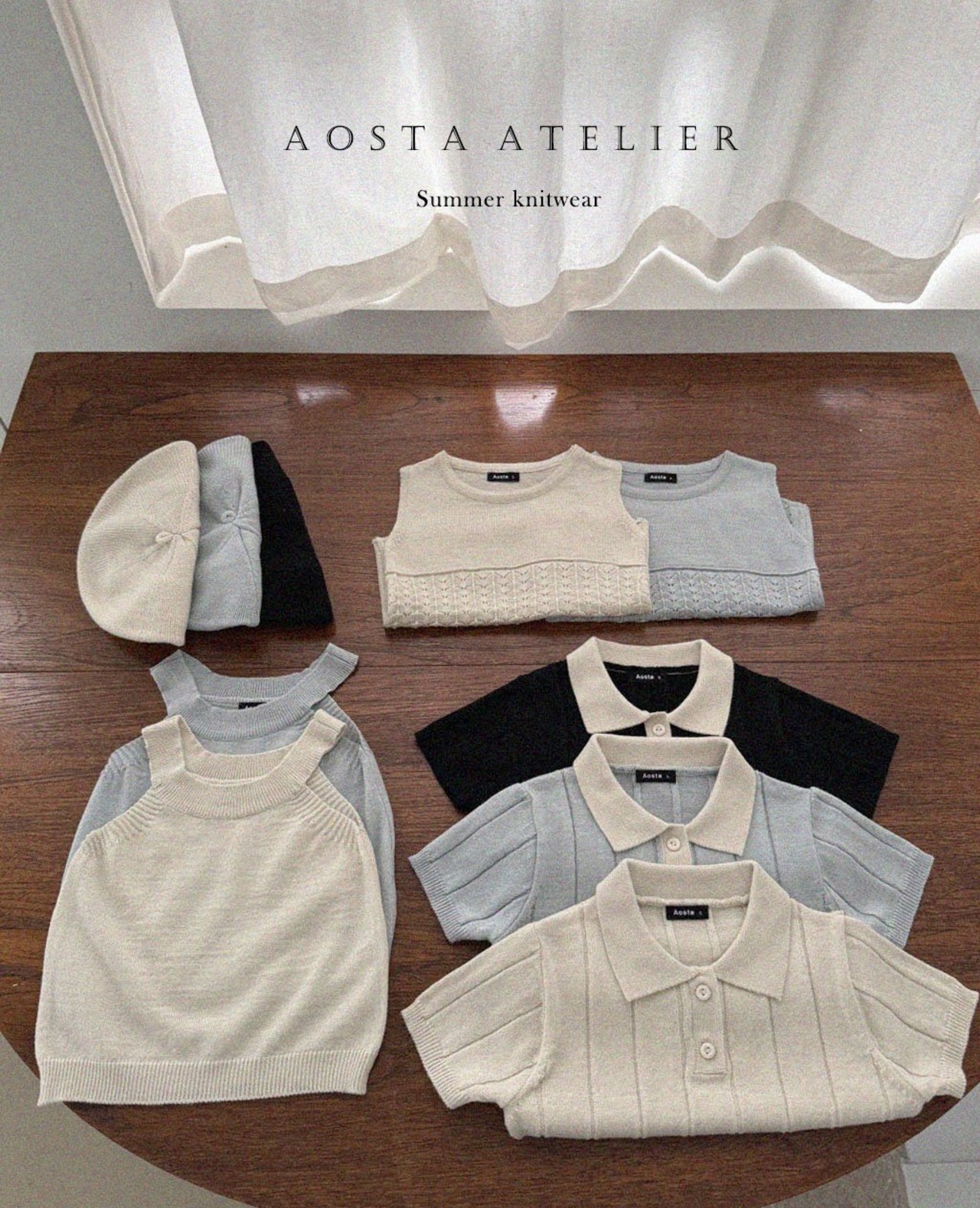 【 即納 】Gentle Knit Tee