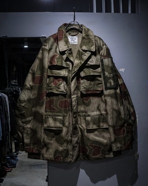 【add (C) vintage】70's West German BGS Vintage Sumpftarn Field Jacket
