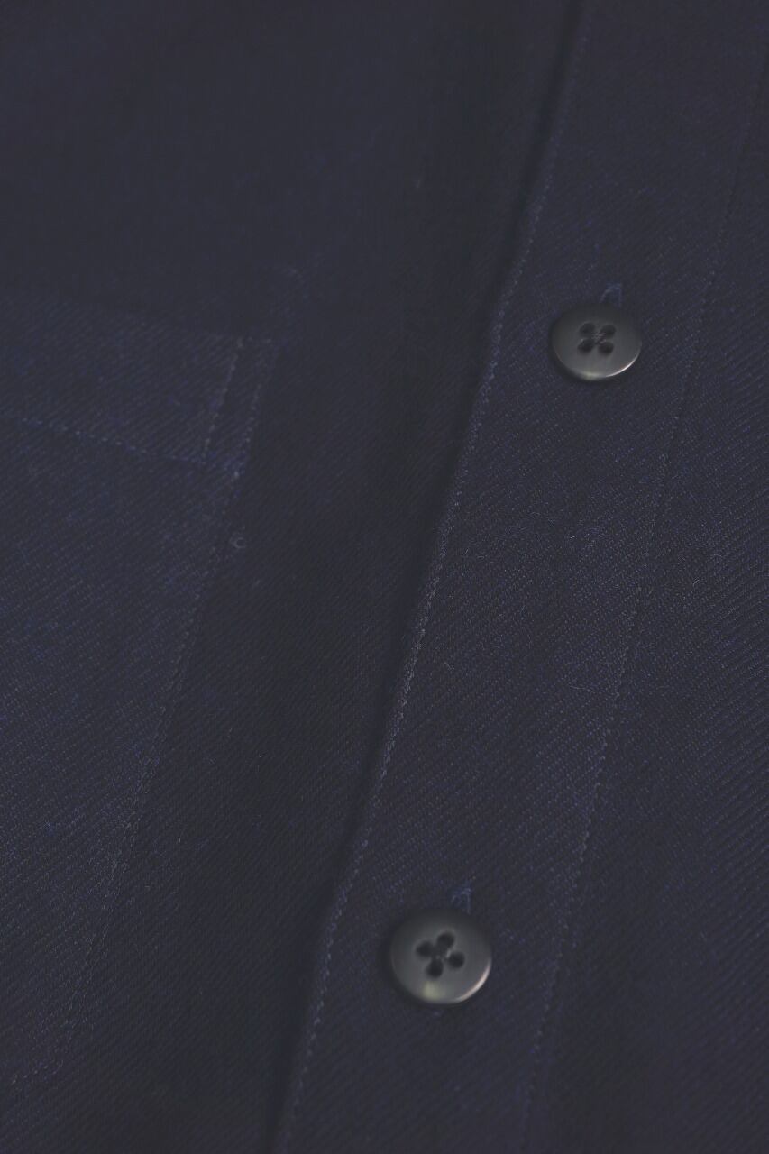 Wool Cotton Chambray Shirt | comm. arch. ONLINE STORE