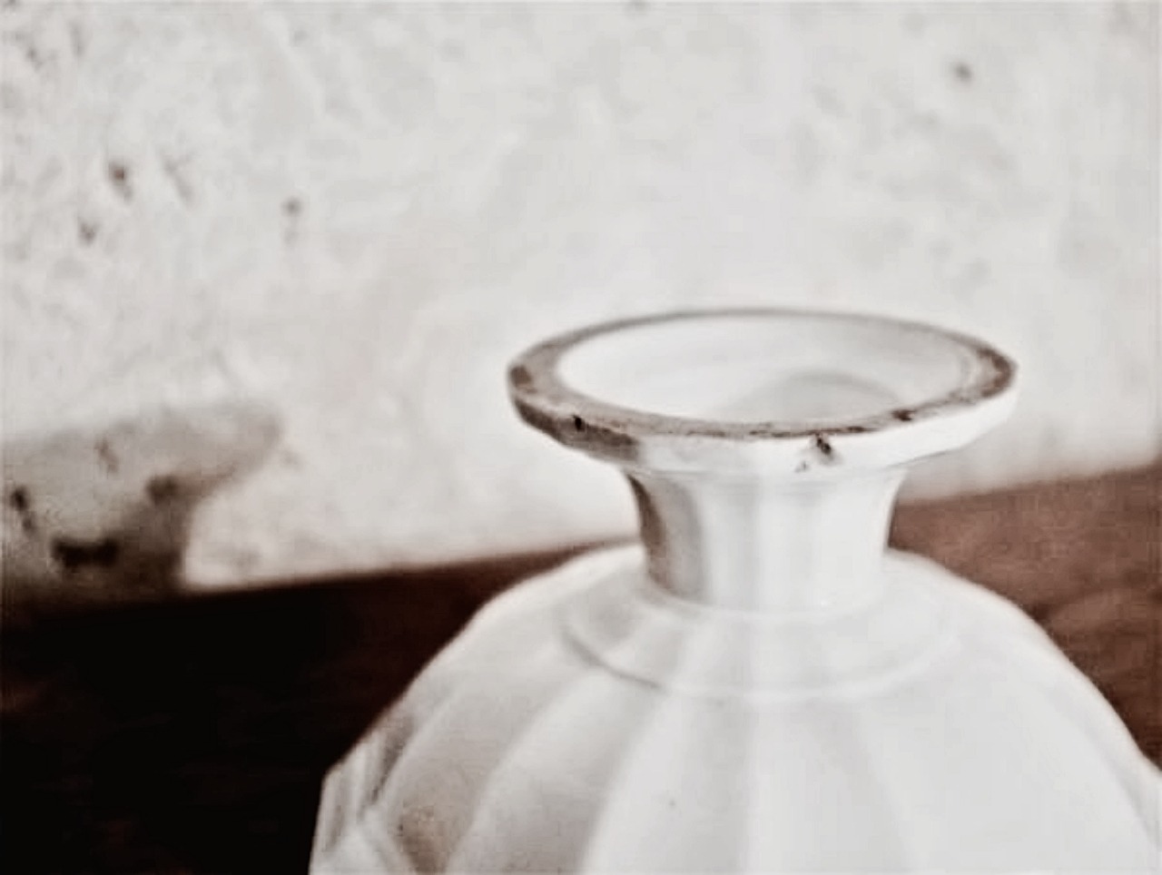 1900s フランス 25c 白の堆積と大きなコンポティエ アンティーク