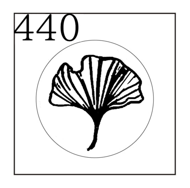 《オーダー品》【シーリングスタンプ／封蝋印】「440／イチョウ」葉っぱ・植物・草花・ボタニカル