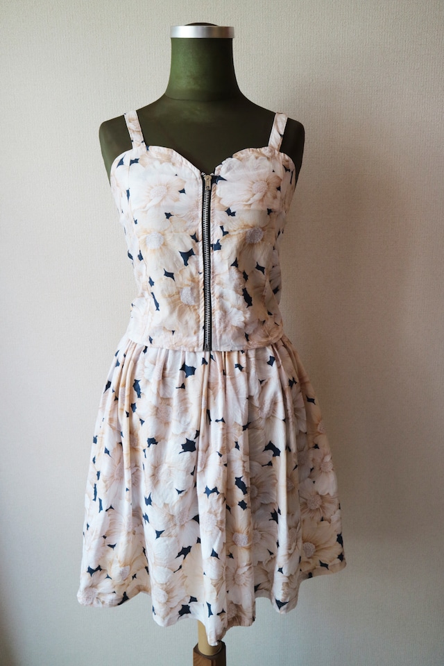 Summer dress set up -BLUE-