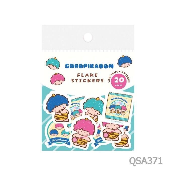 サンリオ×古川紙工 ゴロピカドン・おやつ 和紙フレークシール CA06