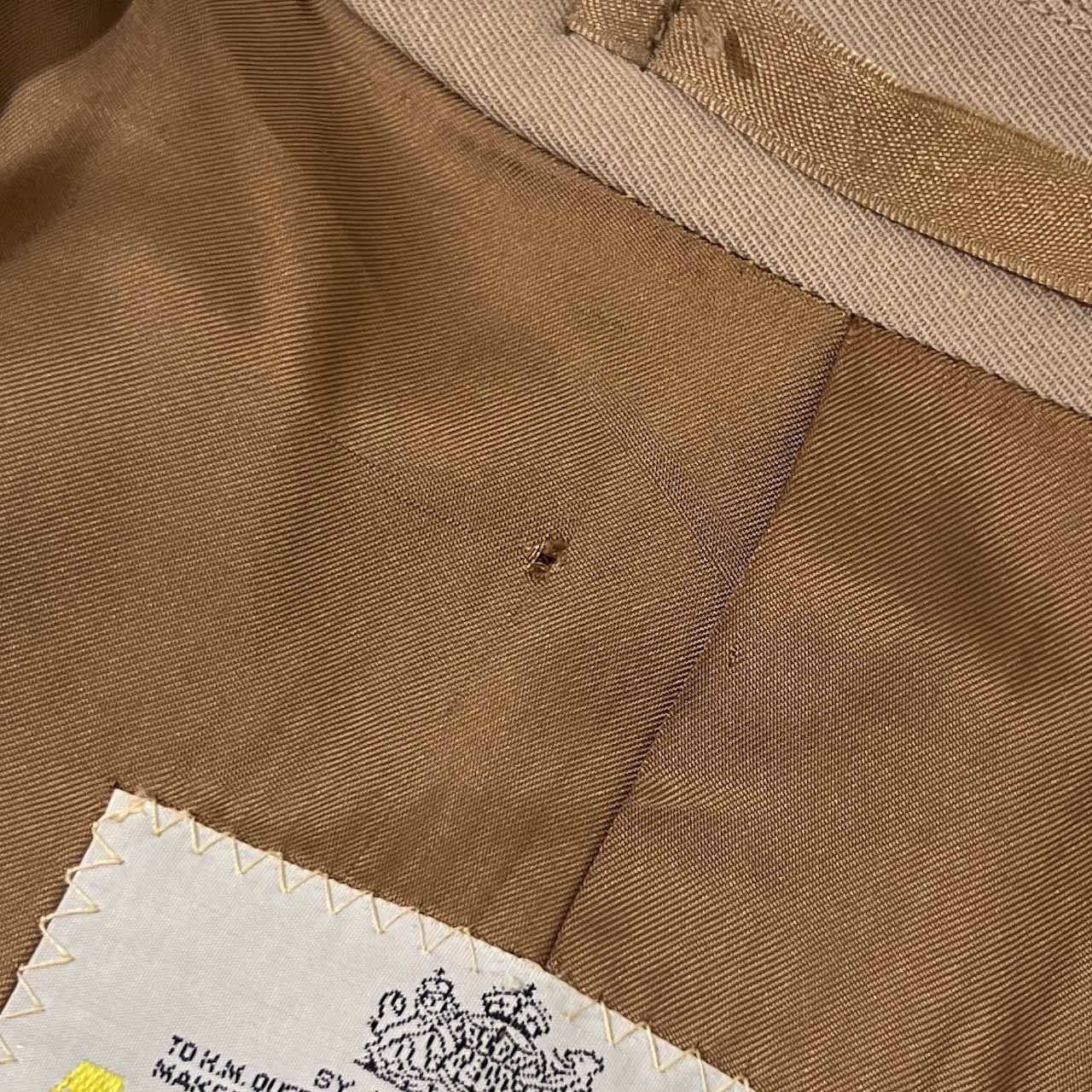 80s イングランド製 Aquascutum アクアスキュータム Pure Worsted ステンカラーコート /ベージュ メンズ ビンテージ