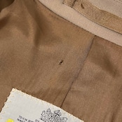 80s イングランド製 Aquascutum アクアスキュータム Pure Worsted ステンカラーコート /ベージュ メンズ ビンテージ