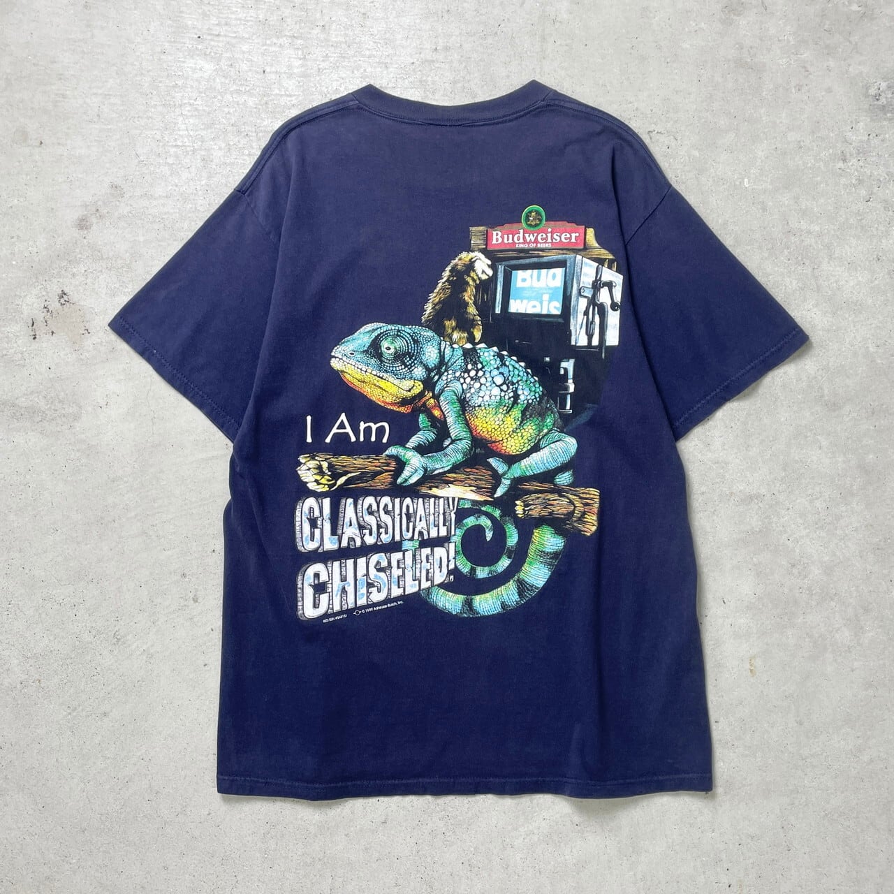 90s〜USA製Budweiser tシャツスミクロフェード | ヤマダウェブコム