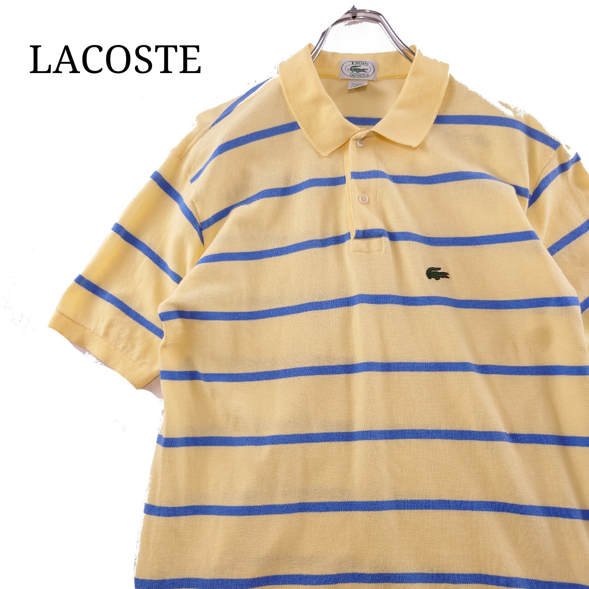 80~90s】IZOD LACOSTE ラコステ ポロシャツ ボーダー | オンライン古着