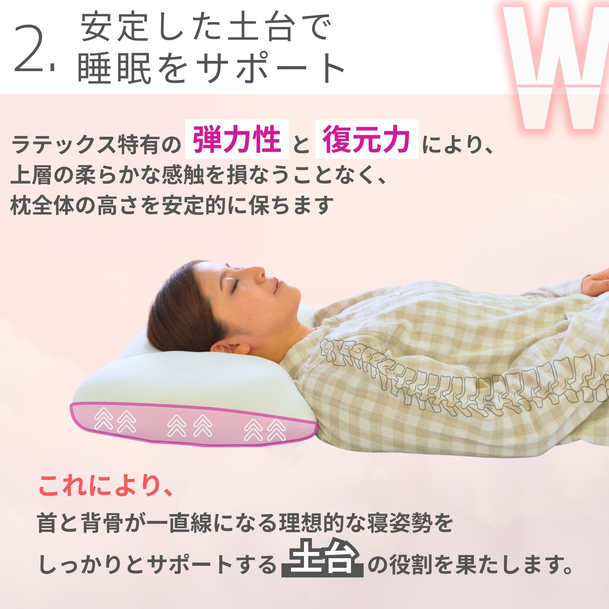 女神の無重力まくら極ふわフィットW | flefima