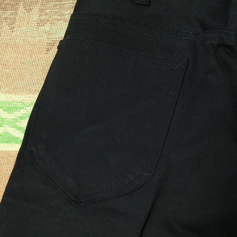 60s Lee Leens 7019 Black Cotton Twill Pants (W30L28) DEAD 60s Lee Leens 7019 Black Cotton Twill Pants (W30L28) DEAD
