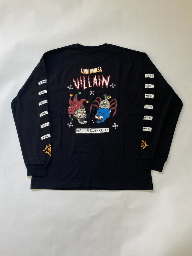 ★VILLAIN  LONG SLEEVE ★　【BLACK】　