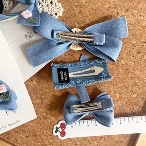 GOODSレトロ花柄刺しゅうヘアクリップ