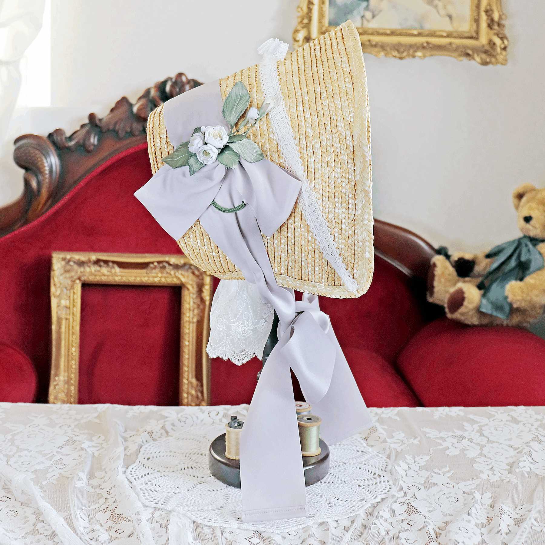 フローリアブーケストローボンネット 布花ver | L'aristocratie-ラ