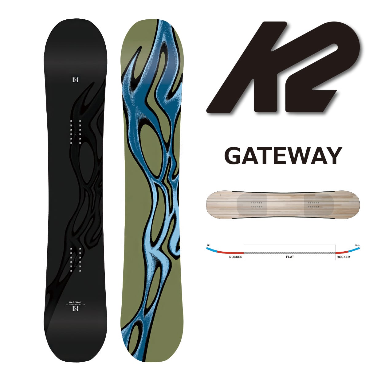 23-24年モデル K2 .『 GATEWAY 』. ケーツー . ゲートウェイ . フリー