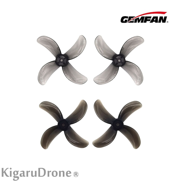 【40mm / 1.0mm/1.5mm Shaft 4ブレード】Gemfan 40mm 1609-4 4Blade Propellers (1.0/1.5mm Shaft) 2色