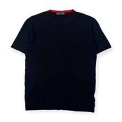 イタリア製 Costume National HOMME コスチュームナショナル 半袖 サマーニット セーター XL/ブラック メンズ