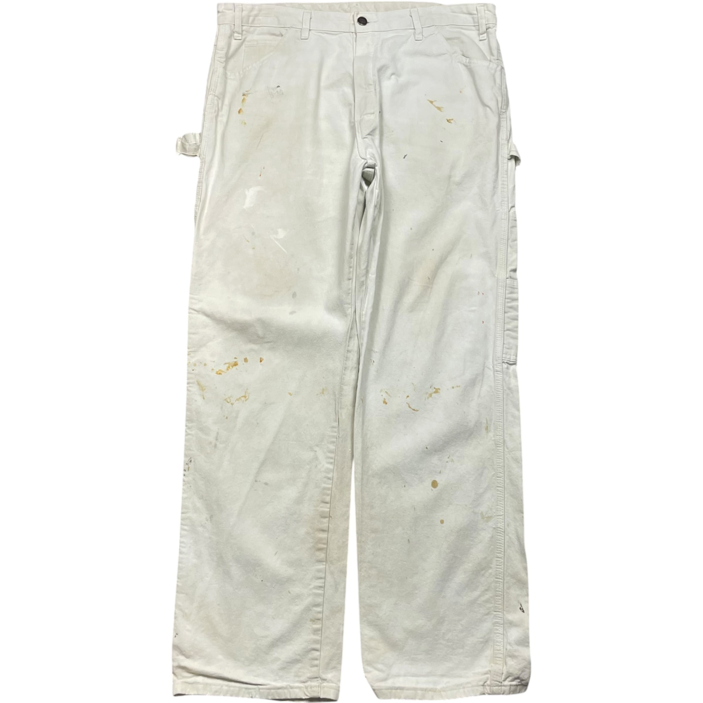 《実寸 W36 L31 》 Dickies ディッキーズ ペインターパンツ ワークパンツ ペイント ワンポイントロゴ no.10312
