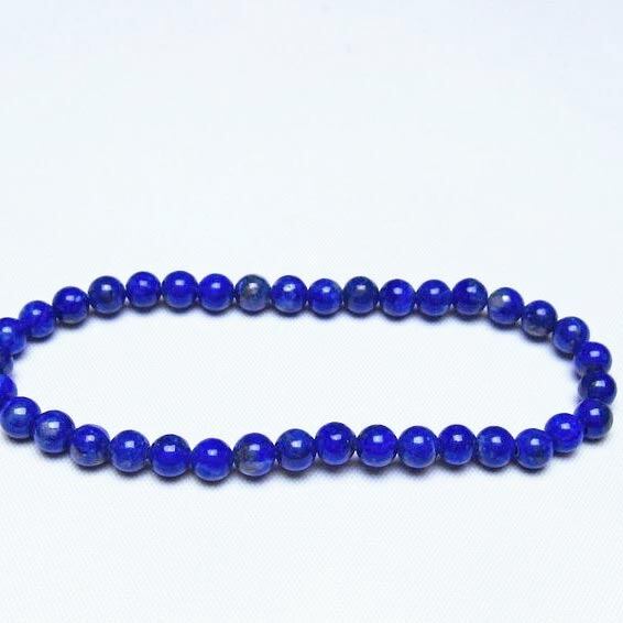 ラピスラズリ ブレスレット 5mm 一点物 メール便可 [M便 1/10] 111-48347